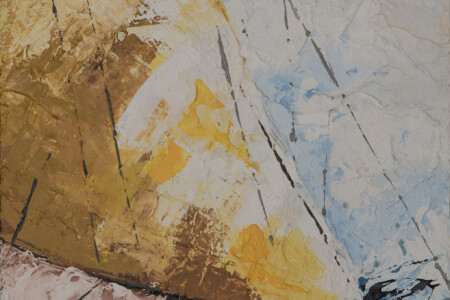 40x50 Opera d’arte contemporanea pittorica di Maddalena Lippo intitolata altrove