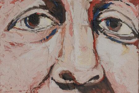 40x50 Opera d’arte contemporanea pittorica di Maddalena Lippo intitolata l'enigmista