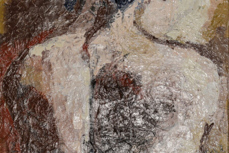 47x66 Opera d’arte contemporanea pittorica di Maddalena Lippo intitolata memusa